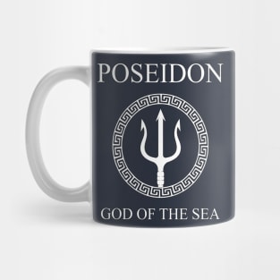 Poseidon Greek God of the Sea Trident Mug